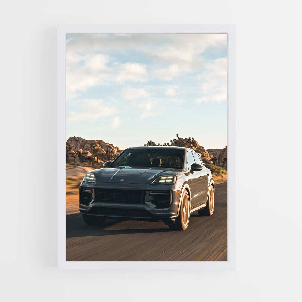 Poster Cayenne turbo gt élégant – affiche Porsche (vue 3)